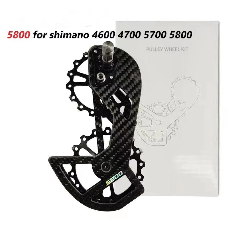 Blueprint rear derailleur large pulley set for Shimano R7000 with 13T and 18T jockey wheels