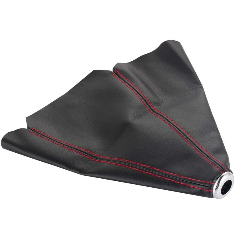 General Motors PU leather gear dirt-proof cover in black, blue, or red line colour options
