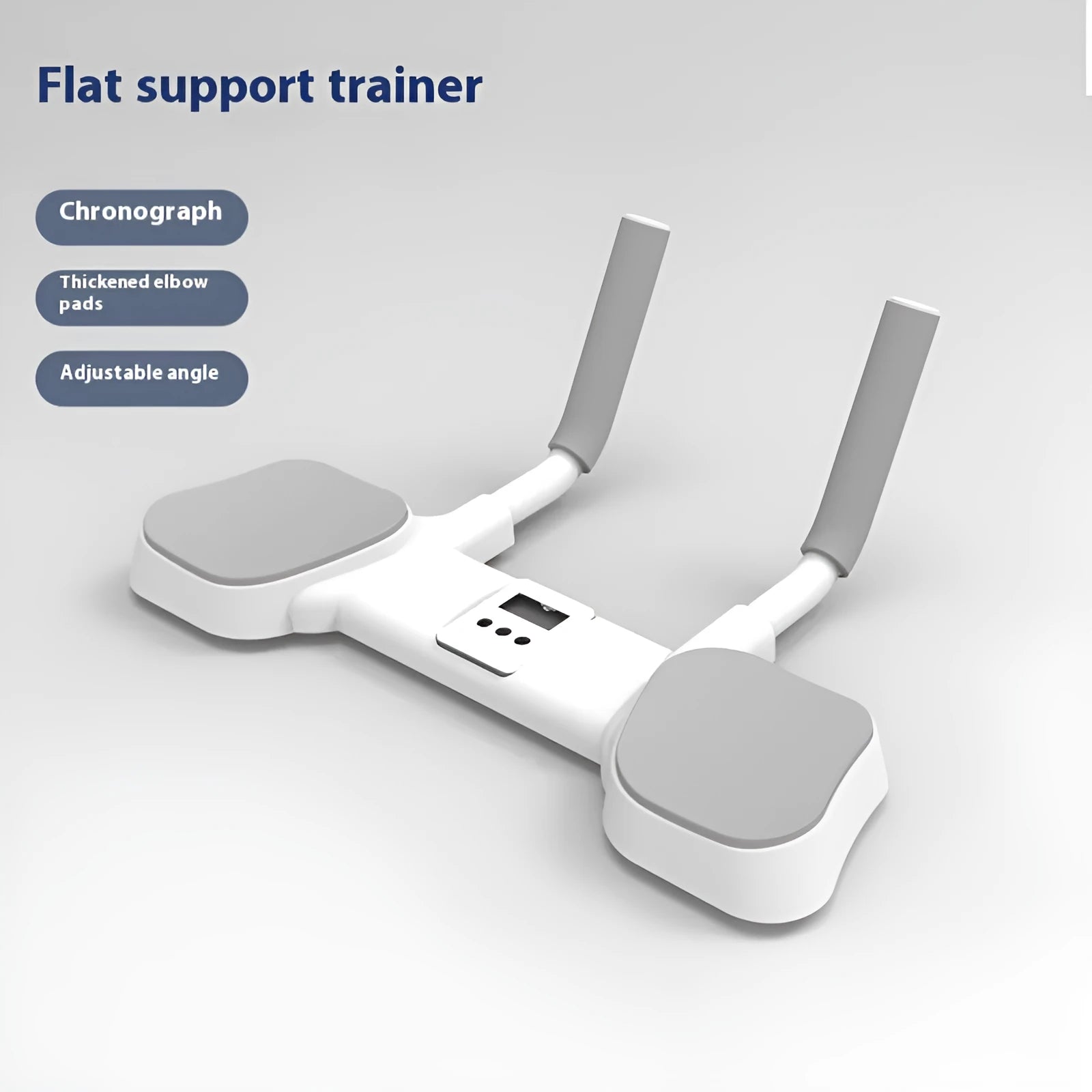 White household flat support trainer with aluminium tubing construction for exercise and rehabilitation