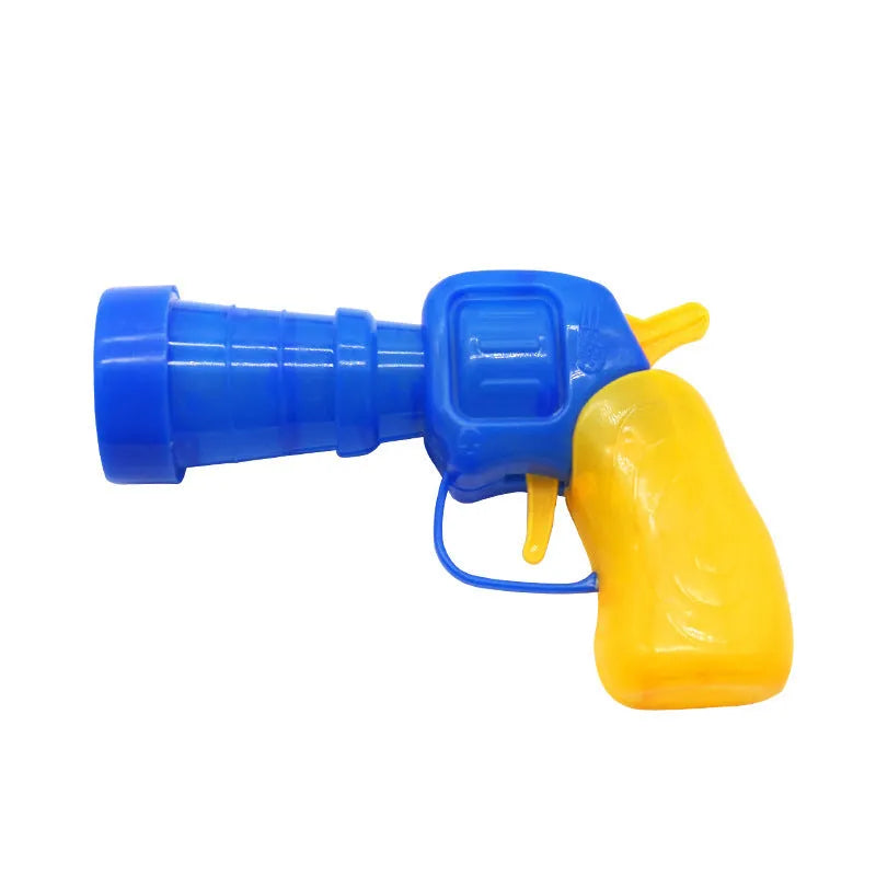 Interactive pet toy gun with soft plush balls for 30cm launching cat games