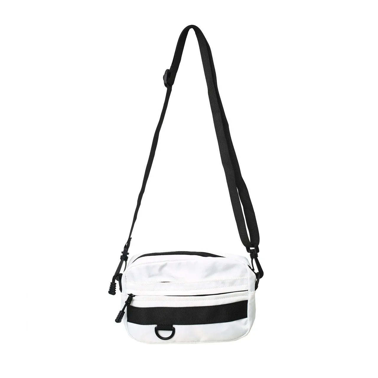Men's nylon messenger bag in street trend style with compact dimensions