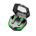 Black N35 wireless Bluetooth gaming in-ear headset with earplugs