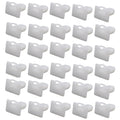 Pack of 60 PA66 plastic automobile glue nails and buckles for car interior trim, colour D318