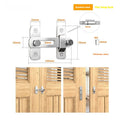 90 degree warehouse hook sliding door lock with black carbon steel and stainless steel construction