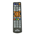 L336 black universal learning remote control with full key layout and 8-metre transmission range