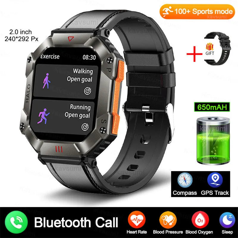 Android smart watch for women with GPS, titanium case, and a selection of band styles on display.