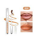 Matte waterproof dyed lip gloss 3.5ml five shades 01 to 05 with long-lasting colour