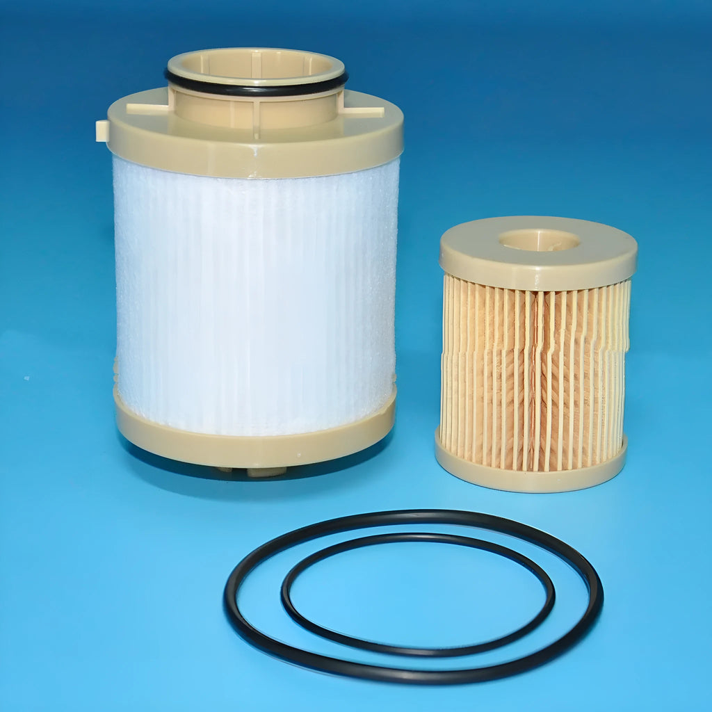 FD4616 diesel fuel filter for Ford F350 F550 F750 and 6.0L engine trucks showing dimensions