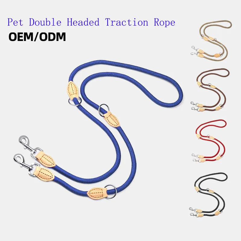Blast race training dog leash with integrated P rope collar in multiple colour options.