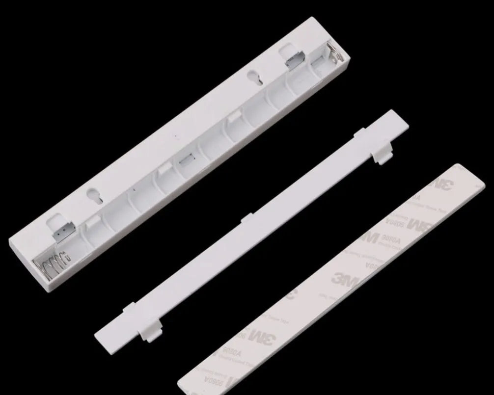 USB rechargeable human body induction LED closet light with magnetic back in white and warm white colour options.