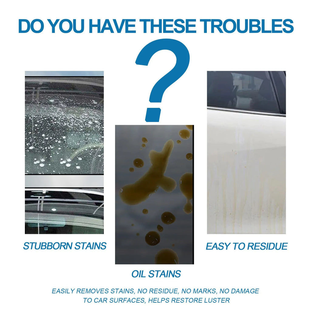 100ml bottle of car foam cleaning spray for paint polishing and seat stain removal