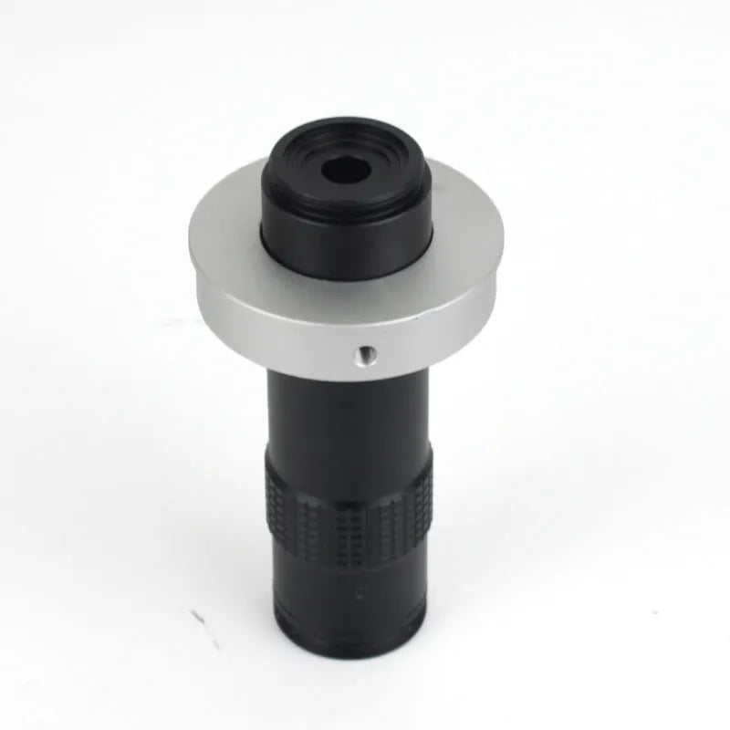 Black industrial camera monocular lens for 10-130x magnification inspection work
