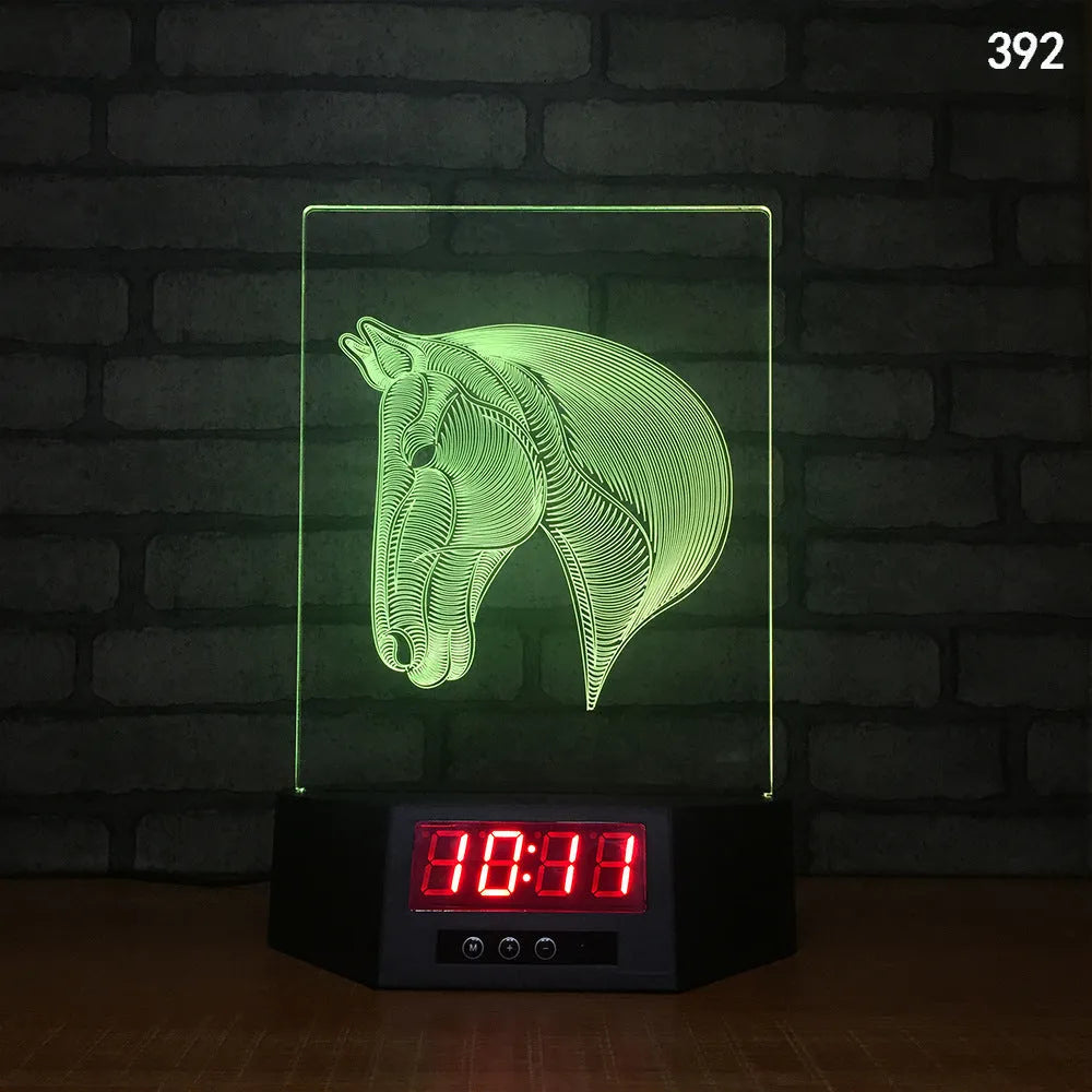 3D dolphin design LED night light with wireless charging surface and remote control