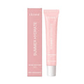 Pink lip balm butter stick in a twist-up case with shea butter and vitamin E.