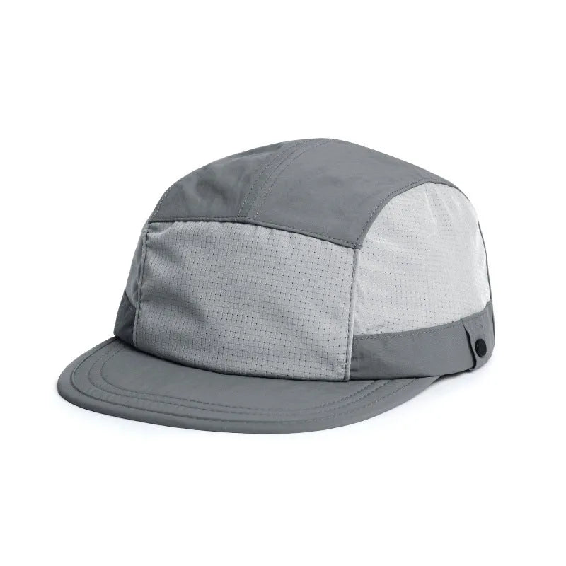Breathable polyester tongue cap in dome crown style with sunshade function available in multiple colours size M