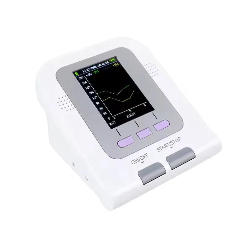 CONTEC08A veterinary digital blood pressure monitor unit with colour screen and cuff for animals.