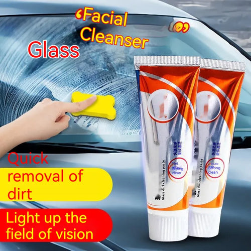 65ml white car windscreen cleaning agent paste for removing oil stains from glass