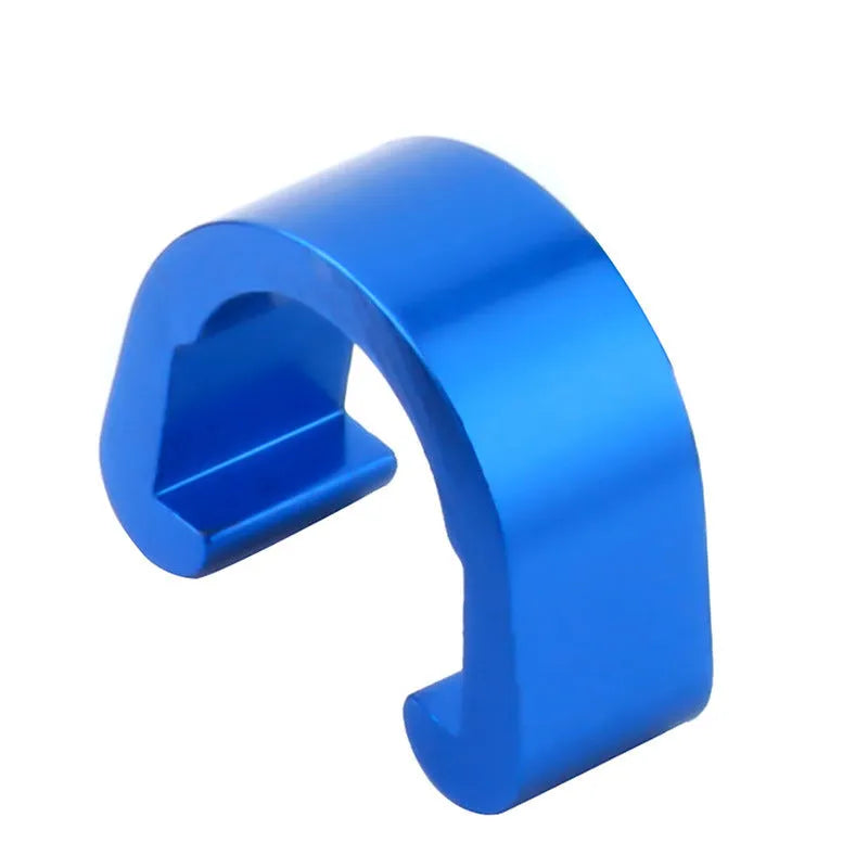 Aluminum alloy C buckle hardware fastener in multiple colours for paracord and keychain projects