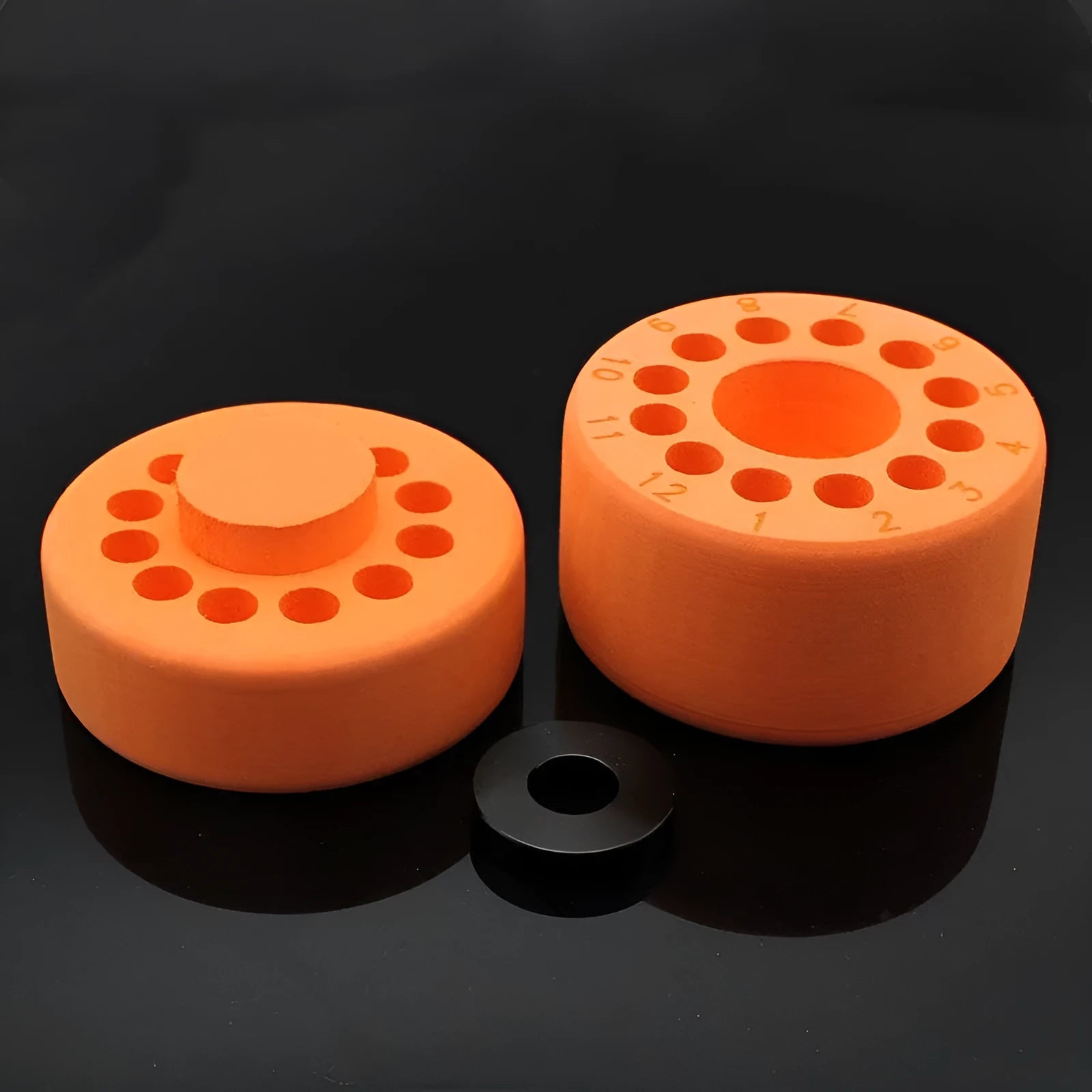 Orange metal and blue plastic gradient freezing cooling box for freezer cell recovery