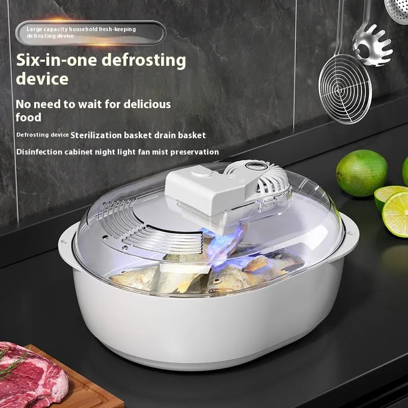 Aluminium quick defrosting plate for household food thawing in modern simplicity style
