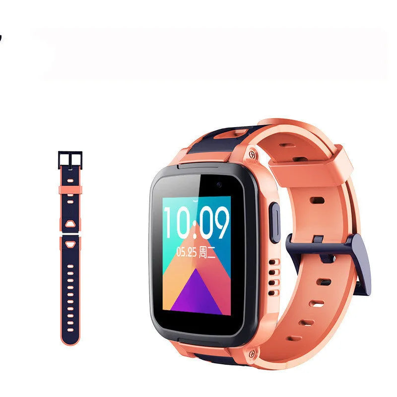 Blue 360 SE5 children's waterproof smartwatch with stainless steel band on a wrist