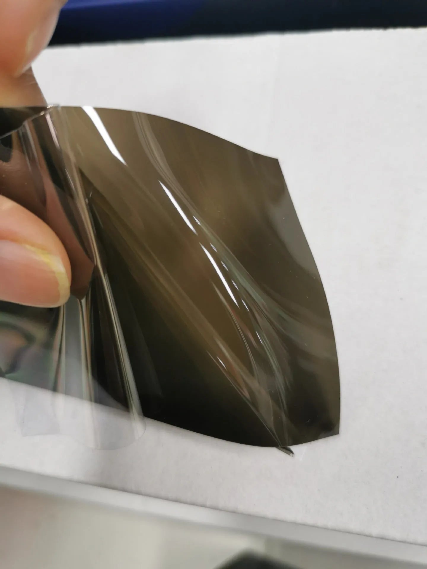 30cm wide TPU car lamp protective film roll for large LED lampshades in dark grey colour