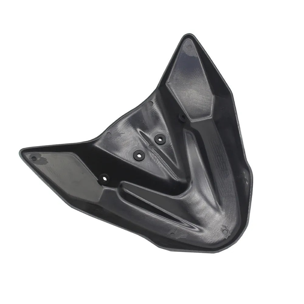 Black ABS fixed wind front wing accessory for KTM Adventure motorcycles