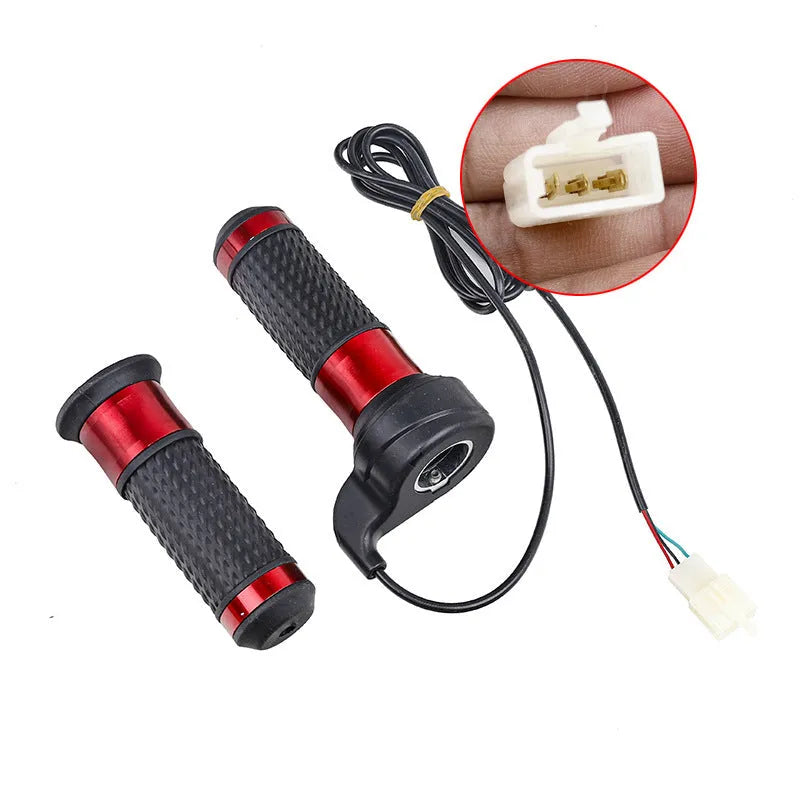 Three-wheel electric car accelerator modification kit with three-speed rotating handle in plastic construction