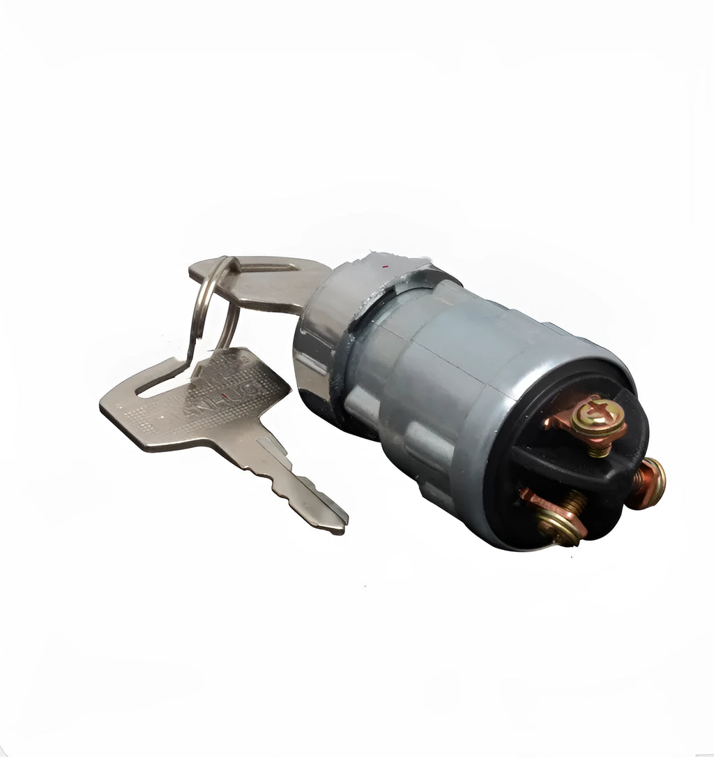 Pure copper vehicle ignition switch with key for trucks, forklifts and agricultural machinery