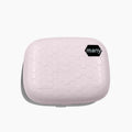 Automatic ultrasonic glasses cleaning machine in pearl white colour, compact plastic design
