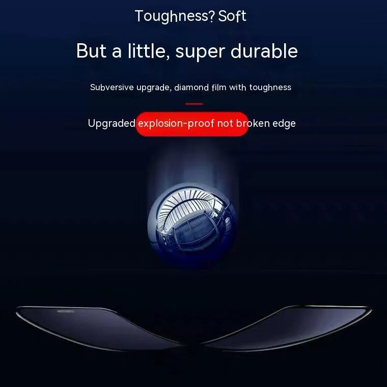 Tempered glass screen protector for iPhone with privacy anti-peeping and blue light filter film options.