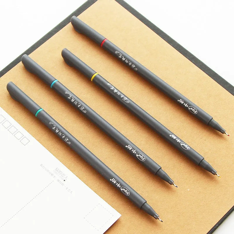 Hook line technical drafting pen with 0.38mm tip and 15.8cm barrel for architectural and broadcast applications