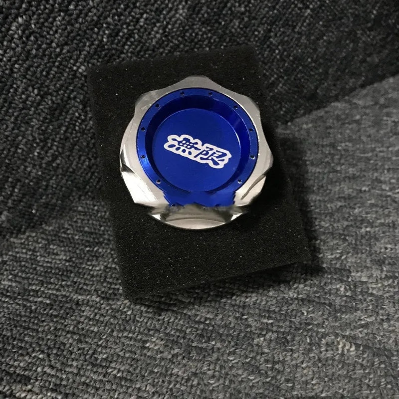 Aluminium alloy oil filter cap in six colour choices for Honda vehicles.