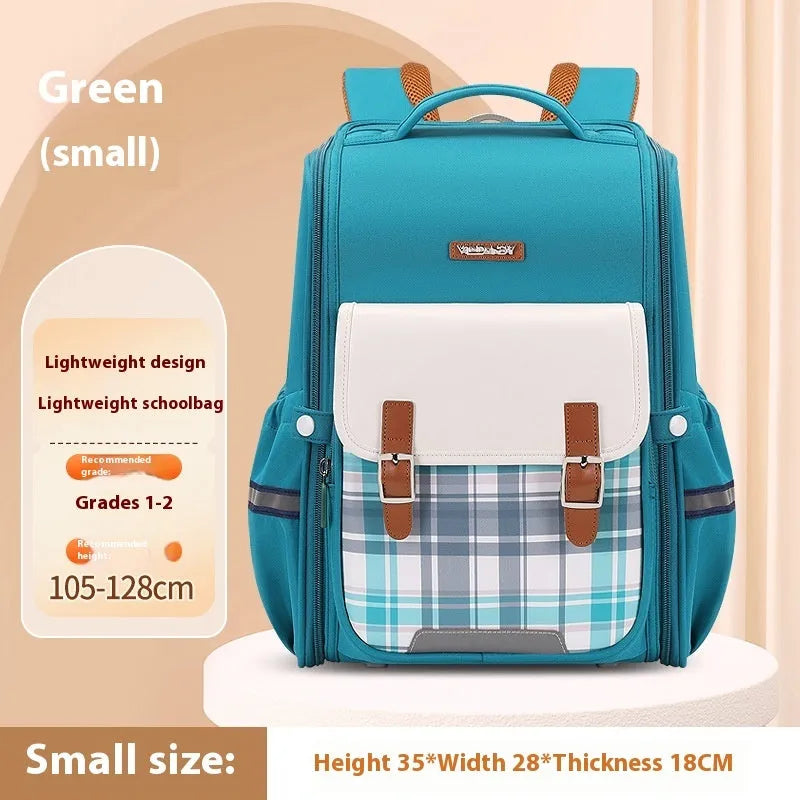 Oxford cloth student schoolbag in multiple colour options for grades 5-6
