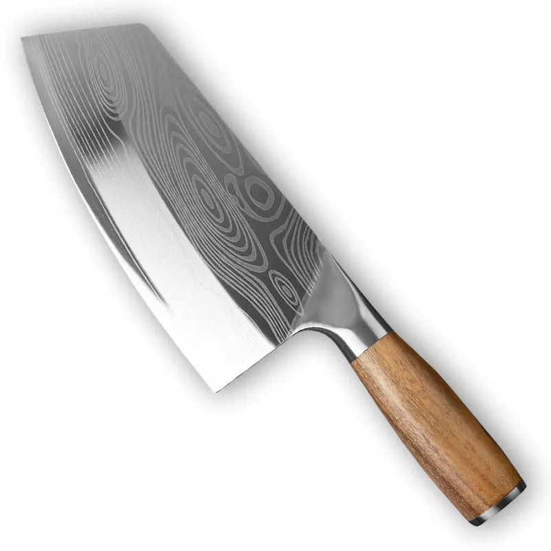 320mm stainless steel kitchen knife with forged blade construction