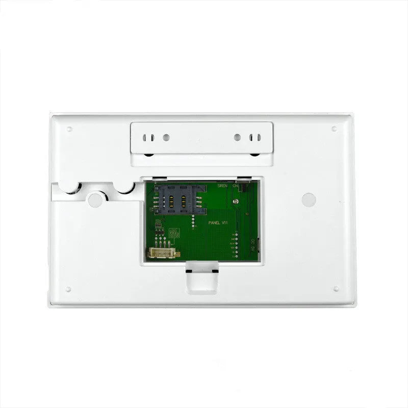 ER G30 model WiFi GSM household alarm host with touch button controls for 100 wireless security zones