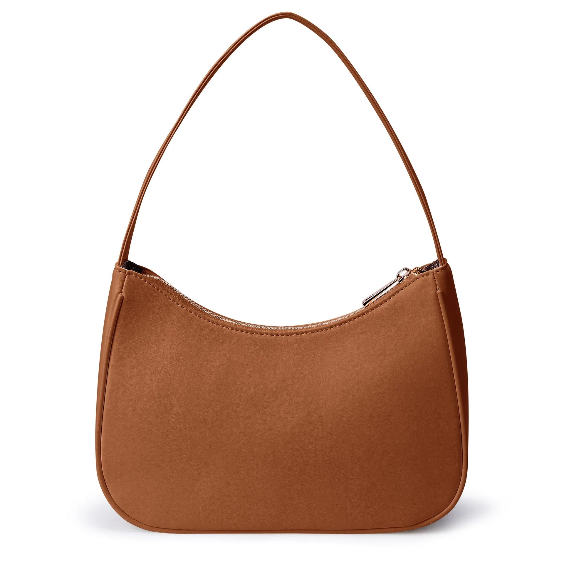 Retro waterproof PU shoulder bag in an adjustable strap design shown in multiple colour options.