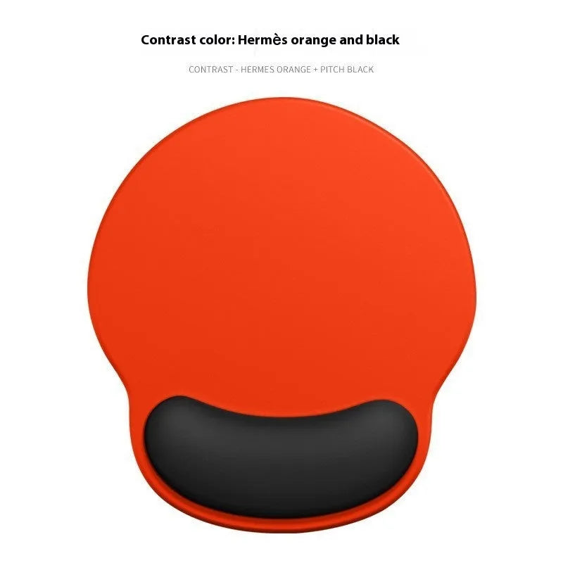 Gradient girl silicone mouse mat with wristband on desk 220x250mm