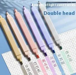 Double-ended fluorescent marking pens in mixed colour pack and themed Salt and Sweet series.