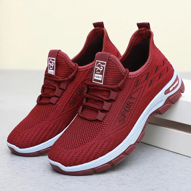 Casual sports sneakers with soft PVC soles in multiple colours for men and women