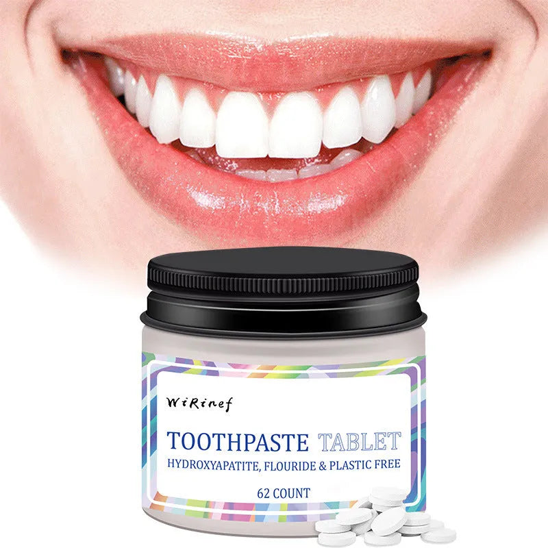 62 solid toothpaste tablets in TP19 flavour for portable oral care