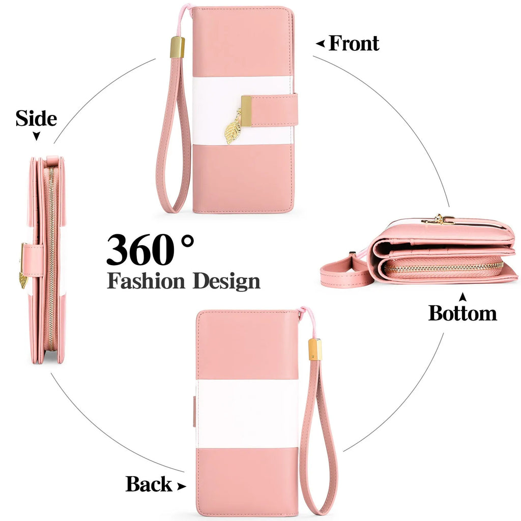 Anti-theft clutch bag with lock closure in PU leather, shown in midnight black colour