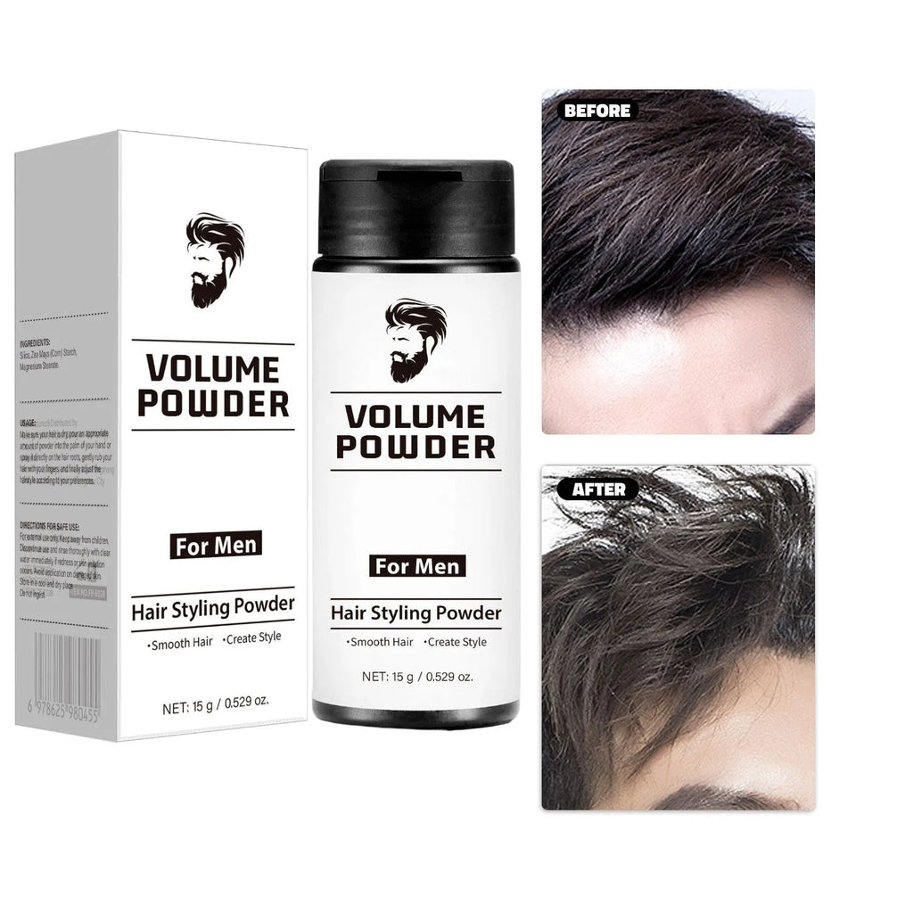 Creative portable hair plumper powder 15g for men with fine hair instant root lift matte finish