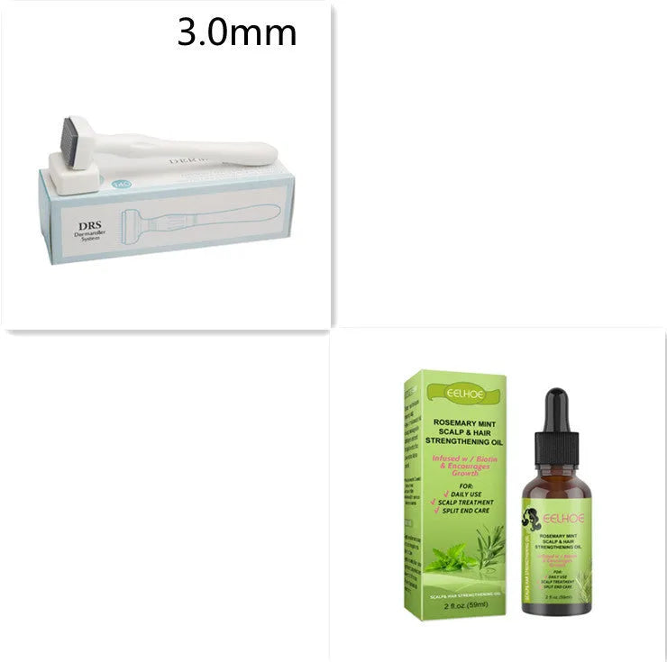 59ml bottle of Rosemary Mint Hair Growth Fluid for scalp massage and hair care