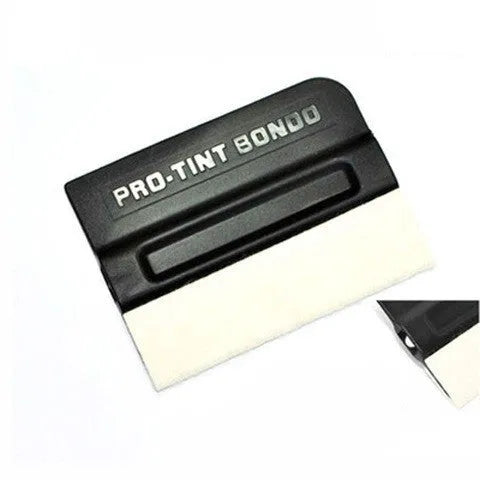 Car vinyl film scraper tool with ABS plastic handle and interchangeable scraping head