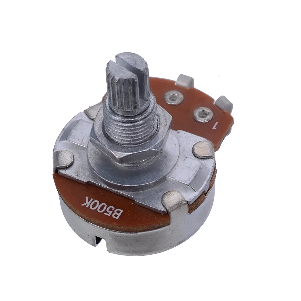 Metal electric guitar potentiometer control knob for tone and volume replacement