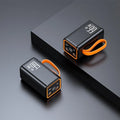 PD66W 20000 mAh fast charge power bank in black and white creative design