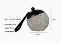 Portable small night lamp with touch switch dimmable LED lighting in minimalist European style