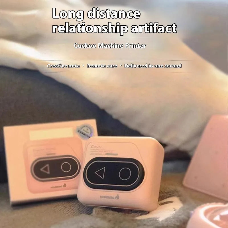 Compact Avocado Green Bluetooth mini thermal printer for mobile phone photo and text printing
