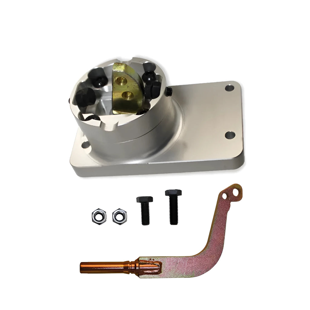 Silver aluminium short gear shift lever for Horton car manual transmission